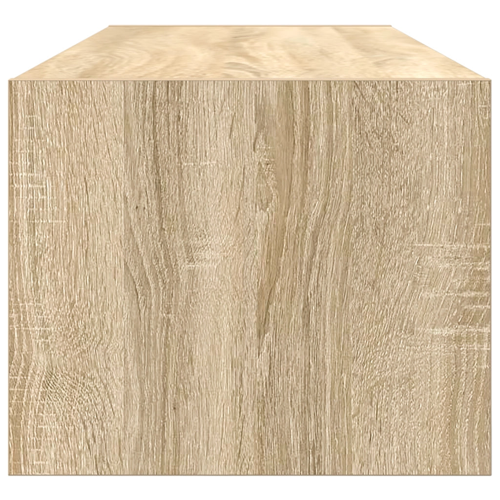 Mobile TV  in Rovere Sonoma 100x31x25,5 cm in Legno ingegnerizzato