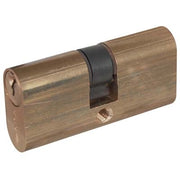 CILINDRO OVALE 08210 CISA  OTTONE CHIAVI 3 MM 56 28+28