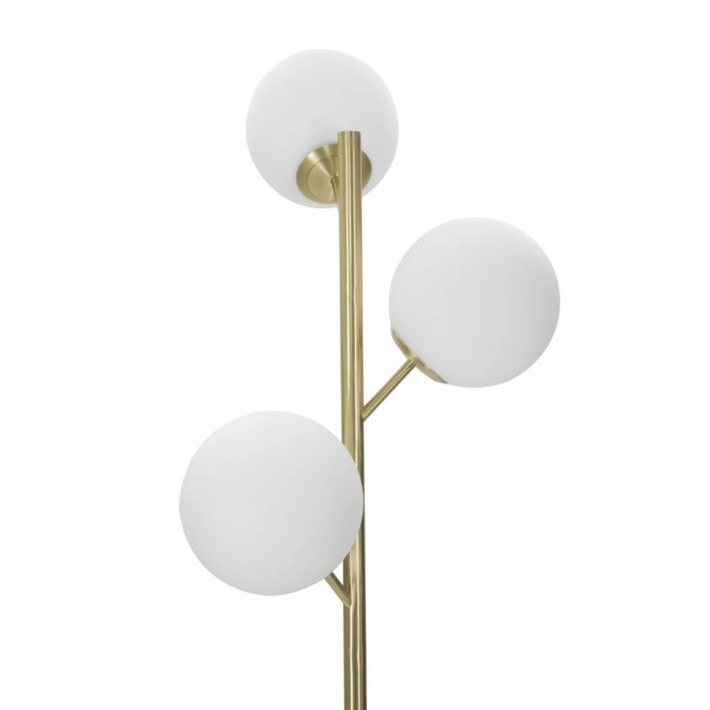 Lampada da Terra VKH201, Oro, Metallo, 36x36x190 cm