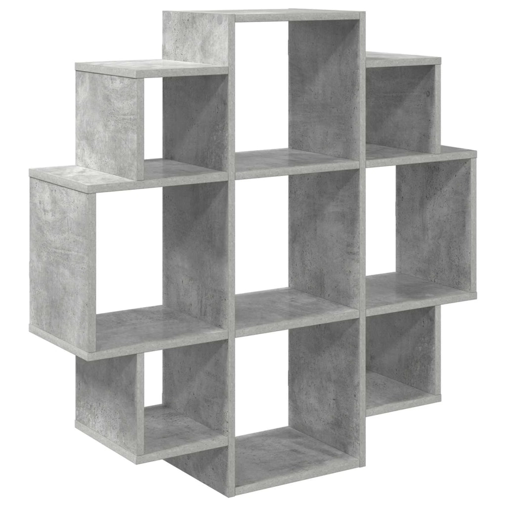 Scaffale da parete Grigio Cemento 90 x 25 x 90 cm 8012175