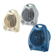 Trade Shop - Termoventilatore 2000w 2 Livelli Potenza Termostato Regolabile Sistema Antisurriscaldamento -