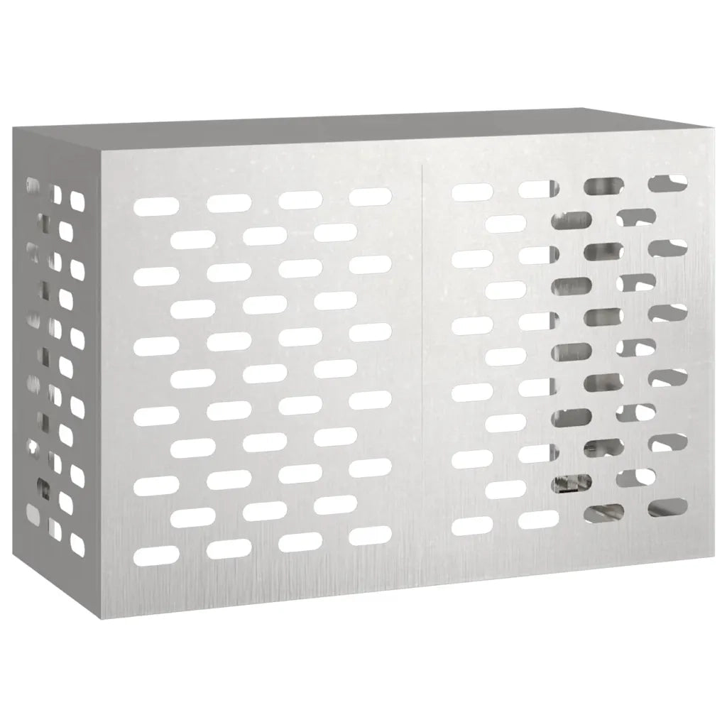 Copertura per condizionatore d'aria Argento 90 x 40 x 60 cm 865894