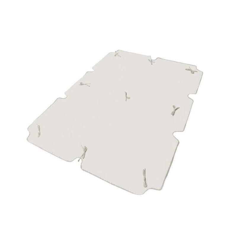 TELO PER TETTO DONDOLO CON MANTOVANA IN COLORE ECRÙ 165 X 112 CM
