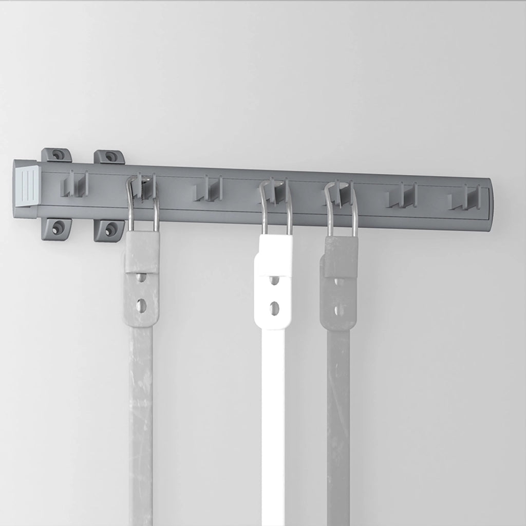 Porta Cinture Laterale Estraibile Keeper Opaco Tecnoplastica e Alluminio Emuca