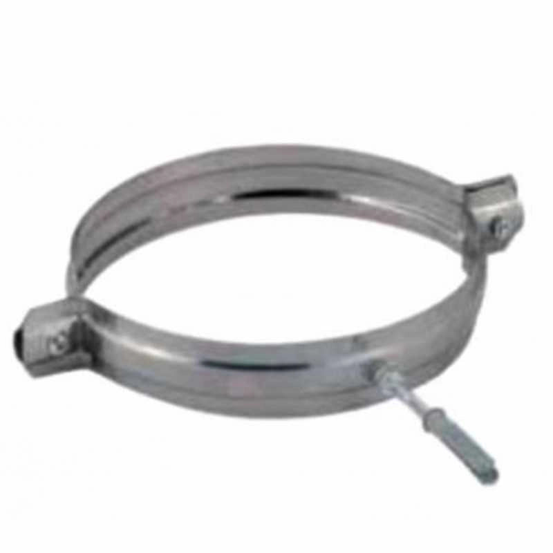 COLLARE PARETE FISSA TUBO  - DIAMETRO 80MM - INOX AISI304 STUFA A PELLET - UNIVERSALE