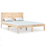 Letto matrimoniale | Letto per adulti | Giroletto in Legno Massello 135x190 cm Double