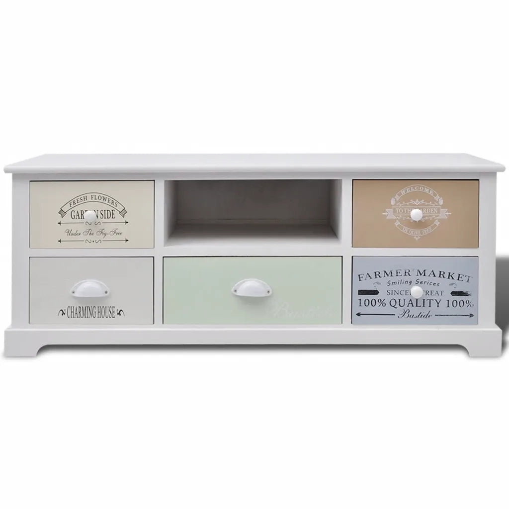 Mobile Porta TV in Stile Francese in Legno 242879
