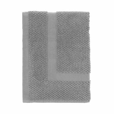 Tappeto scendi doccia 100% cotone colore grigio 45x65 cm