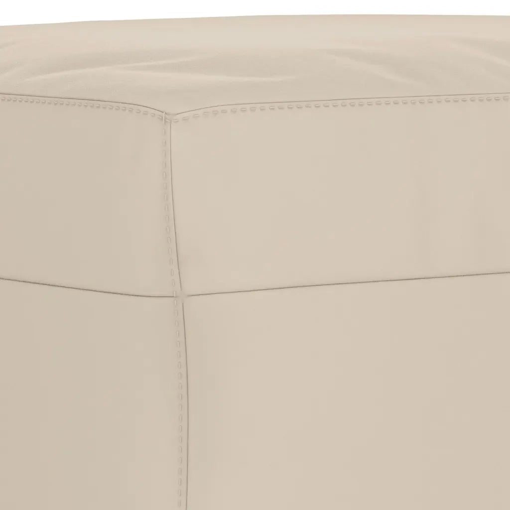 Panca crema 70x35x41 cm in Microfibra cod mxl 60320