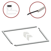 GUARNIZIONE PORTA FRIGORIFERO UNIVERSALE 1300 X 700 mm SU MISURA MAGNETICA - UNIVERSALE
