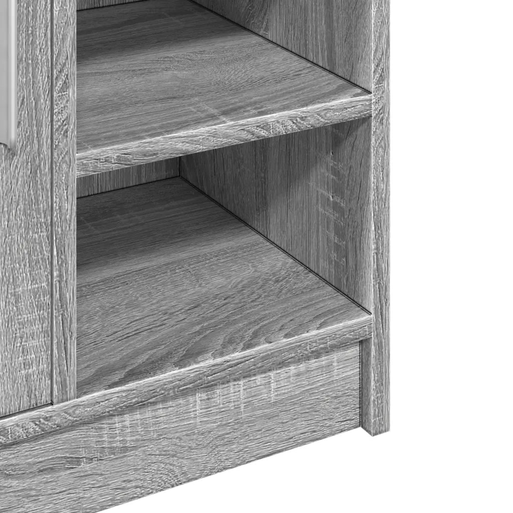vidaXL Mobile Lavabo Grigio Sonoma 63x29x55 cm in Legno Multistrato