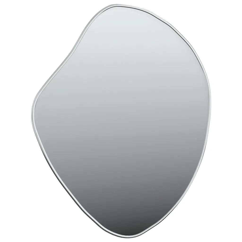 Specchio da Parete-Specchio a muro Argento 60x50 cm 142450