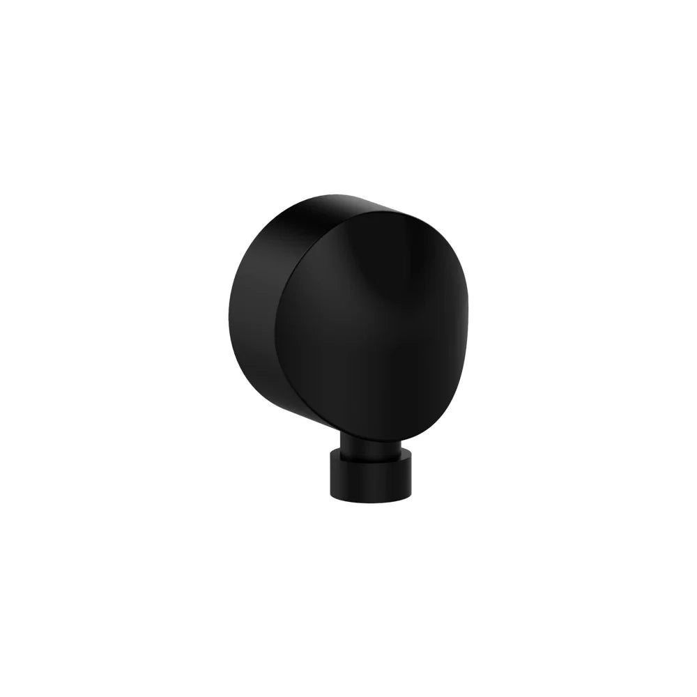 Presa acqua tonda in ottone nero opaco
