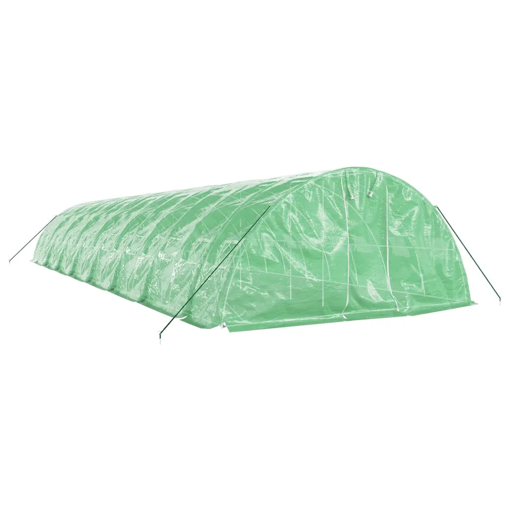 Serra con Telaio in Acciaio Verde 80 m² 16x5x2,3 m 3188089