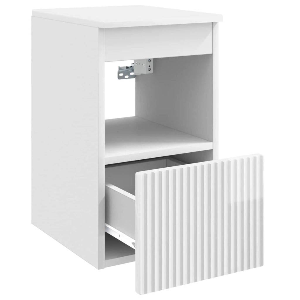 Mobile da Bagno Bianco Lucido 30 x 44,5 x 50 cm 890506