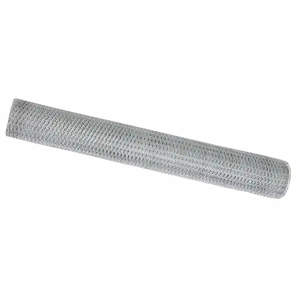 Recinzione Esagonale Argento 1,4 x 10 m Acciaio zincato 42005649