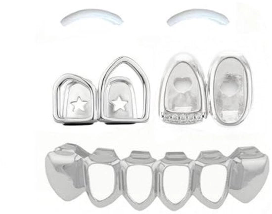 Accessori per Denti in Rame - Stile Hip Hop - Riciclabile - Stile e Lussuoso - Ideale per Feste - Facile da Indossare - Decorazione per Denti