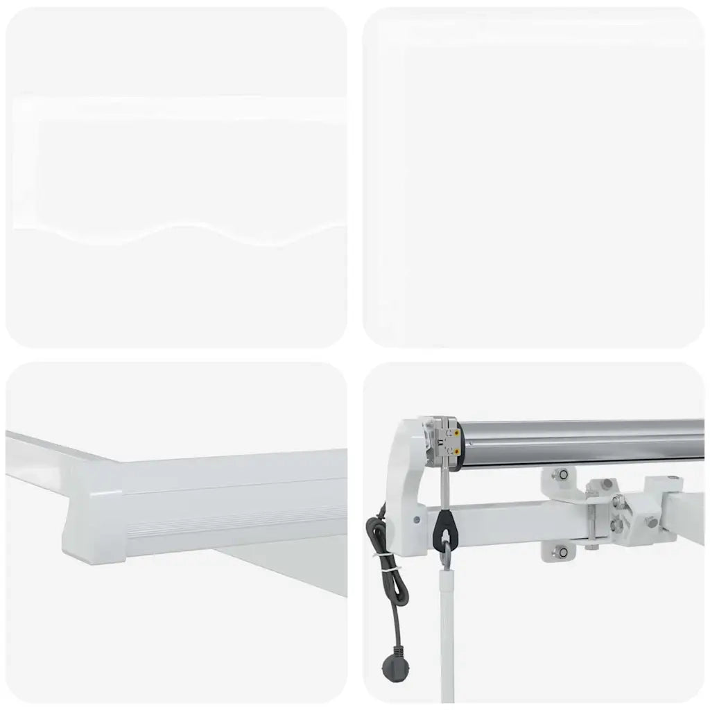 Tettuccio Elettrico Retrattile Bianco 300 x 250 cm 3330071