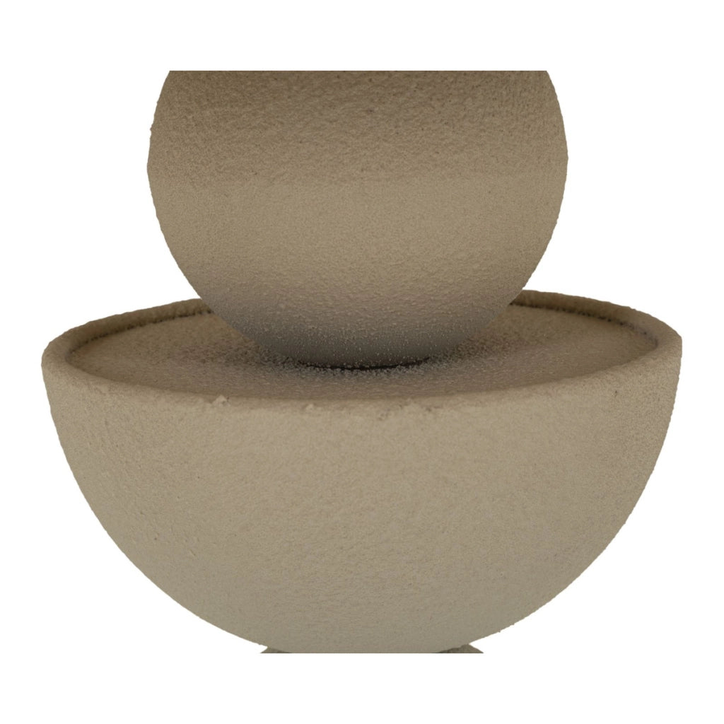 Tavolino VKH799, Beige, Metallo, 40,5x40,5x42 cm