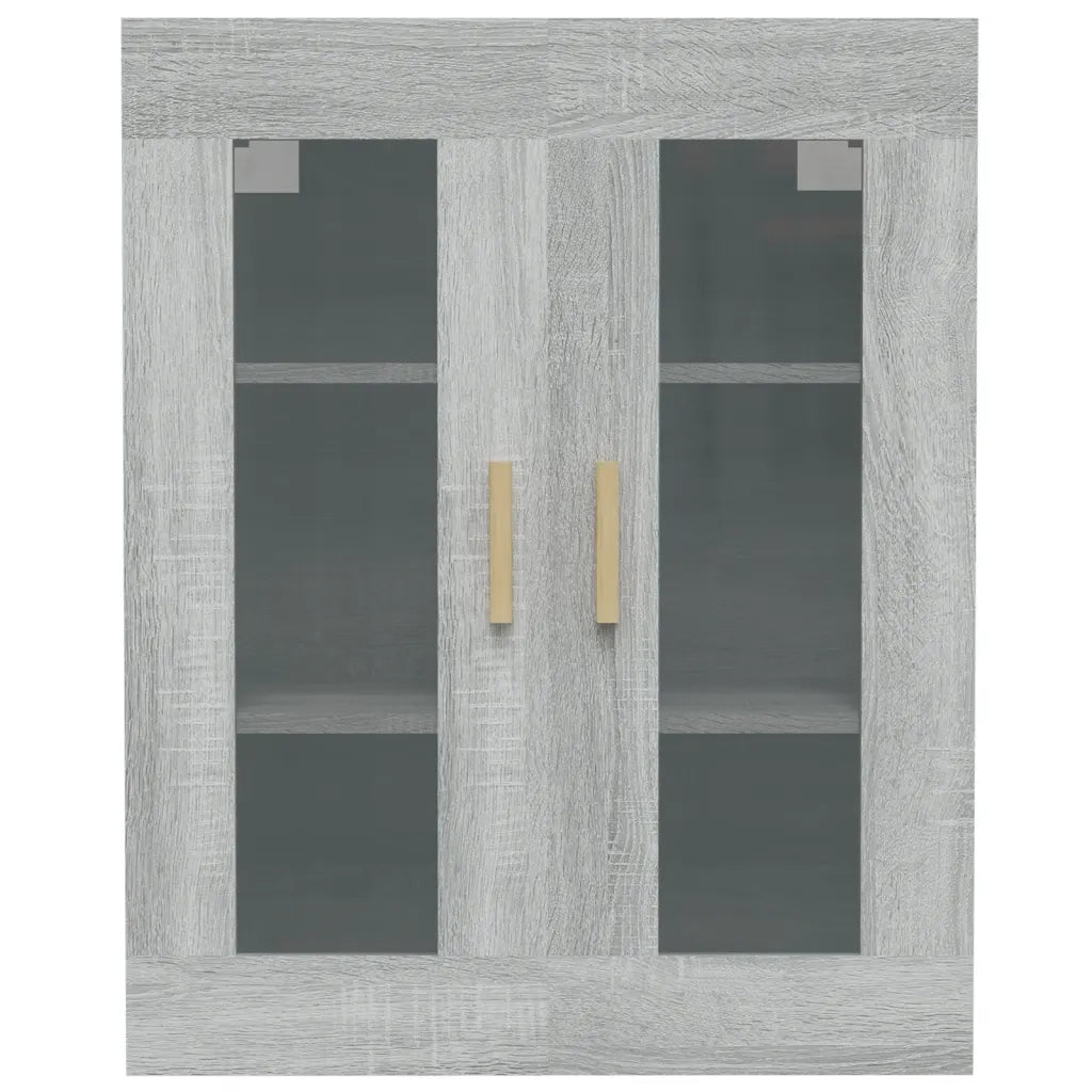 Armadietto Pensile a Parete Grigio Sonoma 69,5x34x90 cm CFW5623114