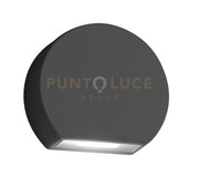 GES891N- SEGNAPASSI ANTRACITE A LED 4000K 495LM 5W IP54 9,8CM ALLUMINIO E VETRO