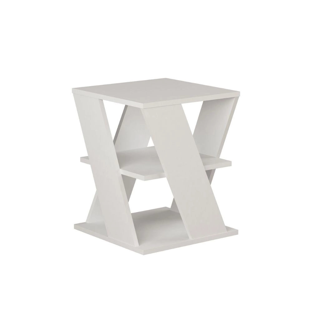Tavolino da salotto Cyclo 45x45 colore bianco