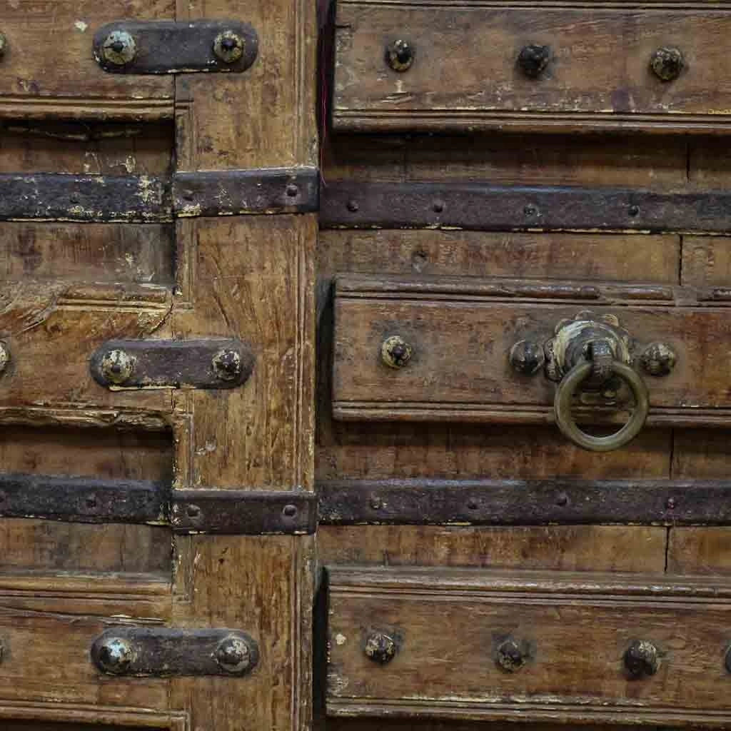 Porta in legno marrone 155x33x216h cm