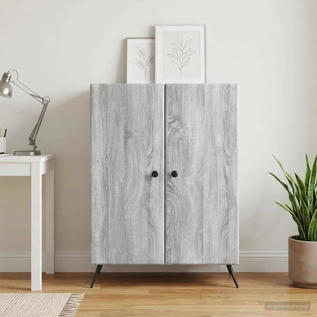 Credenza Grigio Sonoma 66 x 34,5 x 90 cm Legno ingegnerizzato 895511