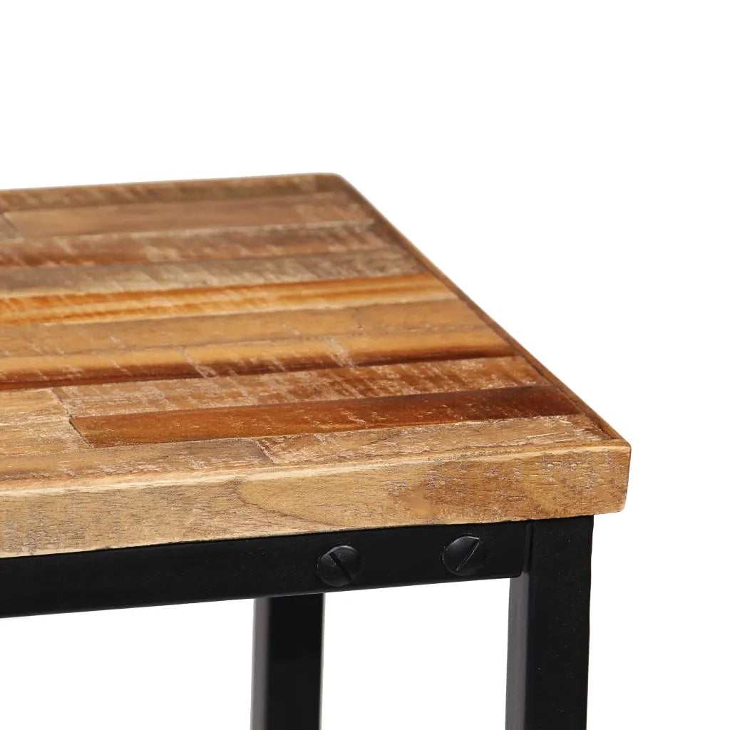 Tavolo Consolle in Legno di Teak Rigenerato 90x30x76 cm cod mxl 12328