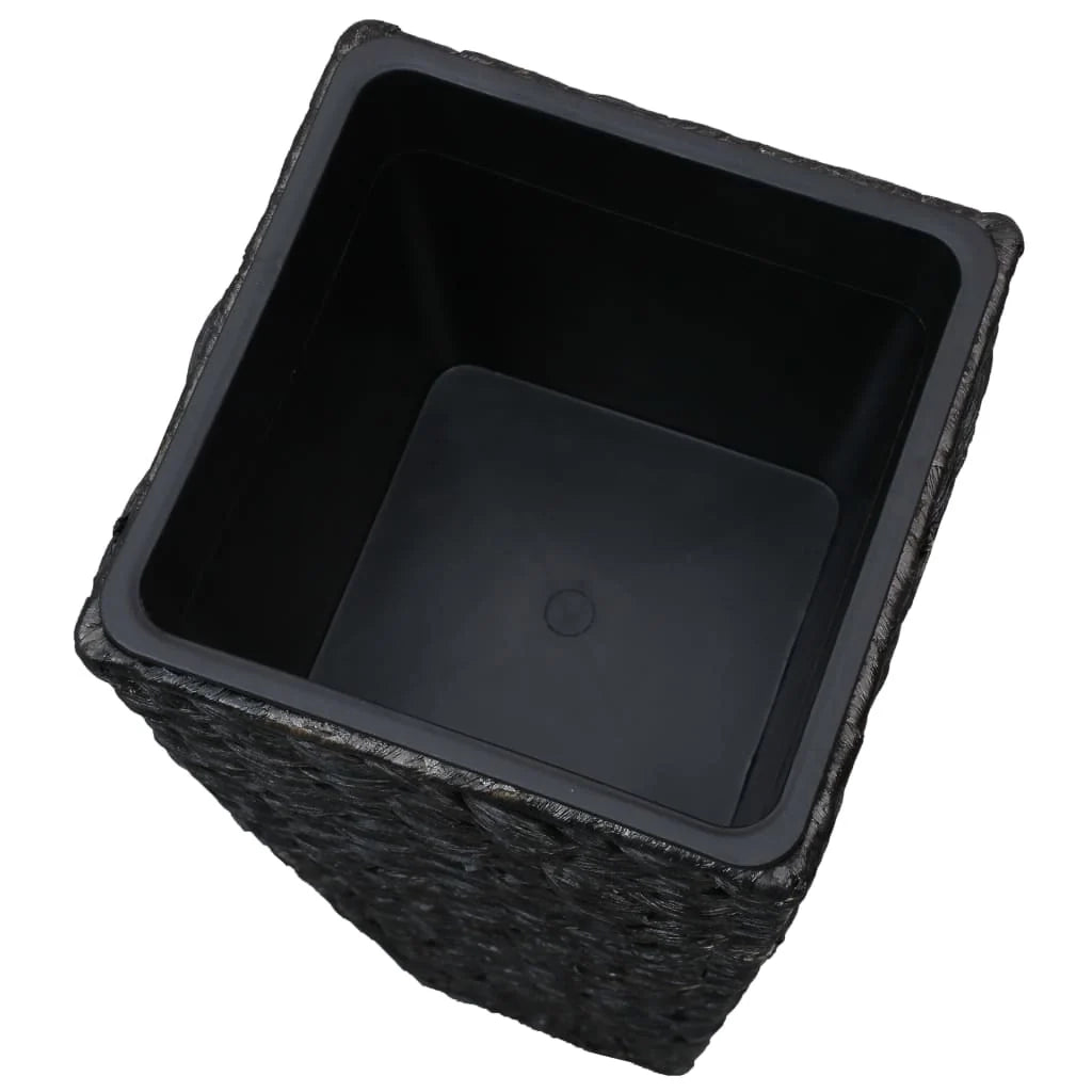 Fioriera rialzata per piante fiori e giardino 3 pezzi giacinto d'acqua nero 02_0001343