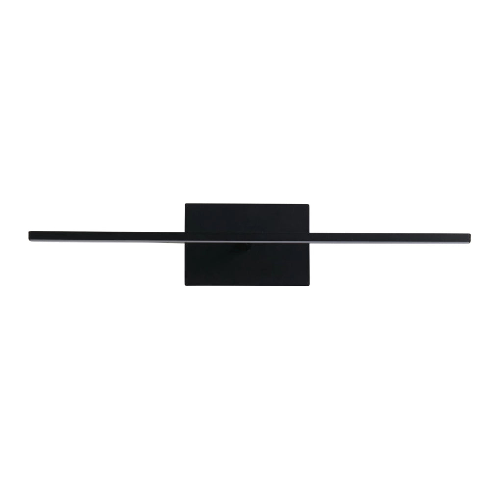 Applique da parete Amalfi LED IP44, metallo nero opaco