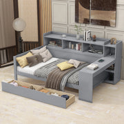 letto spanpannello grigio 90 x 200 cm
