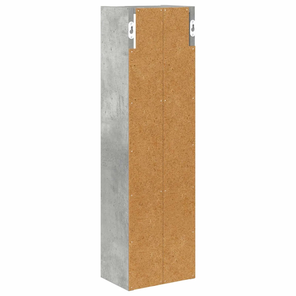 Armadio da bagno a muro Grigio Cemento 20 x 14 x 70 cm 889298