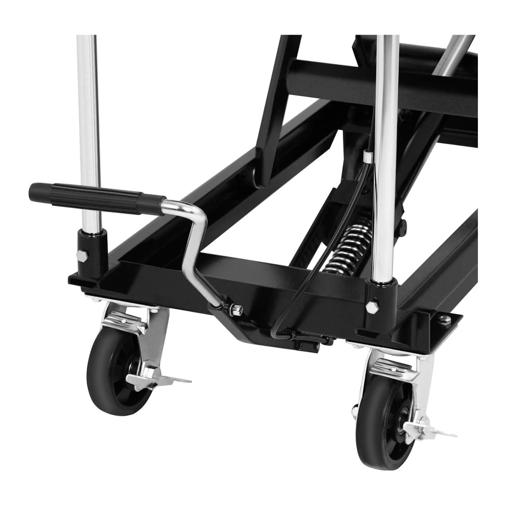Tavolo elevatore mobile 500 kg acciaio nero 14_0003719