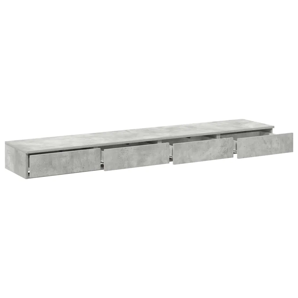 Cassetti per letto Grigio cemento 180 x 36,5 x 16,5 cm 866982