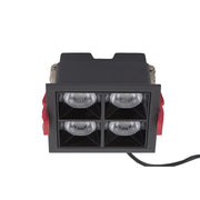 Faretto incasso quadrato LED 16W 4000K nero Nowodvorski