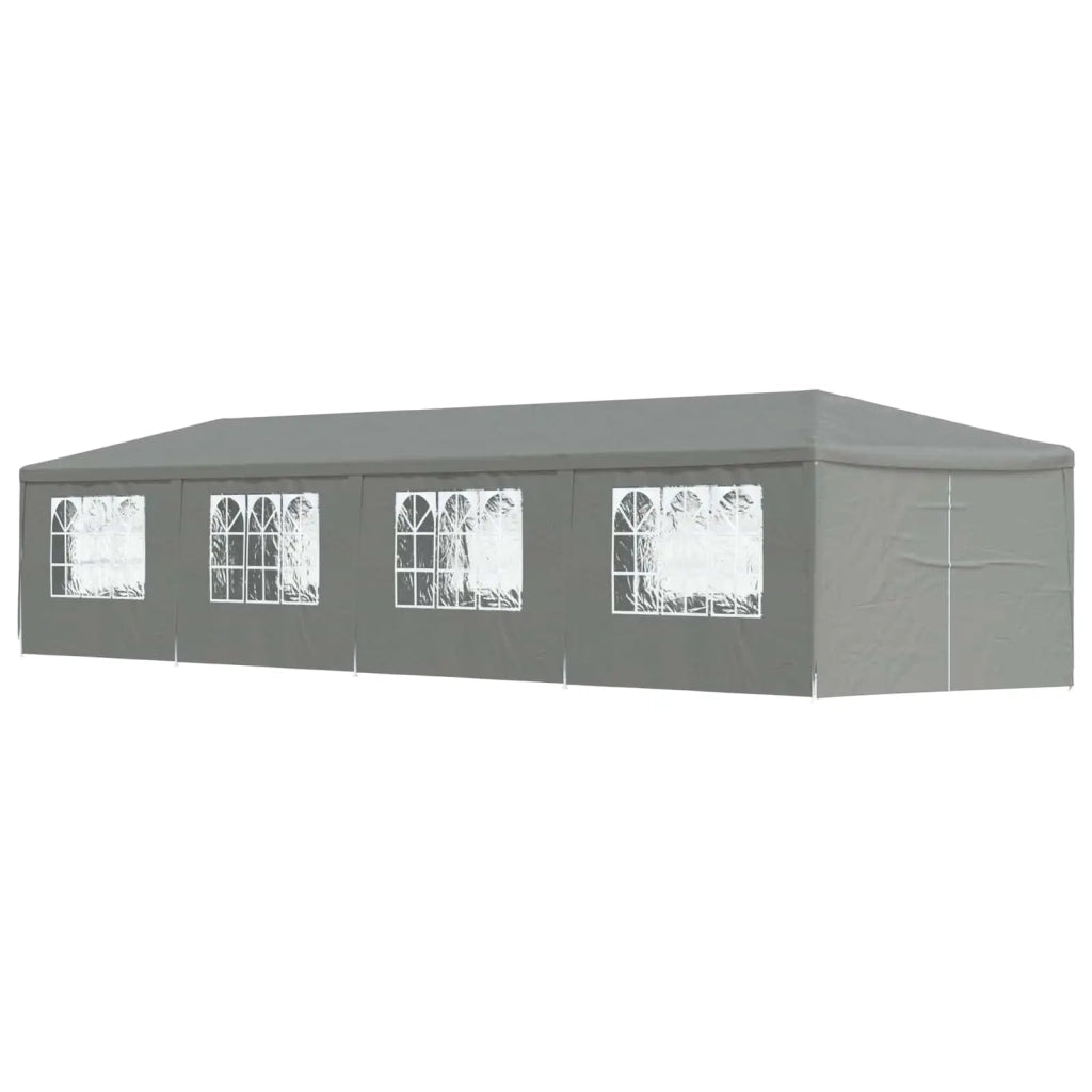 Tenda Party 1200 x 300 x 255 cm Grigio Chiaro PE e Acciaio 42033003
