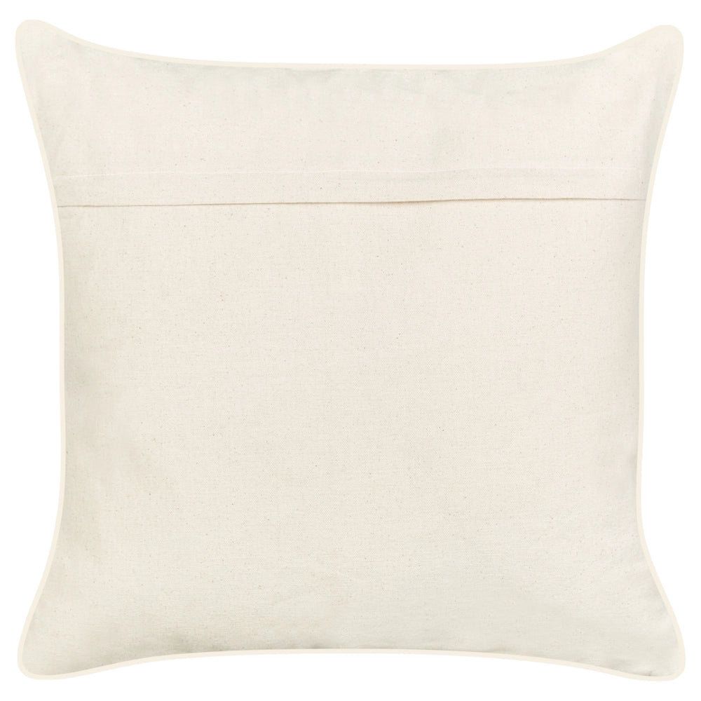 Cuscino in lino beige quadrato con motivo tartaruga marina accessorio divano salotto camera da letto