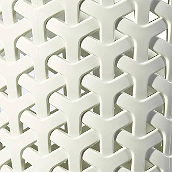 Contenitore di Stoccaggio Rettilineo Vintage Bianco 4 Litri