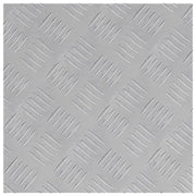 Gradini per Scale Quadrato 2 pz | Tappetini per scale autoadesivi Argento 40 x 40 cm Alluminio