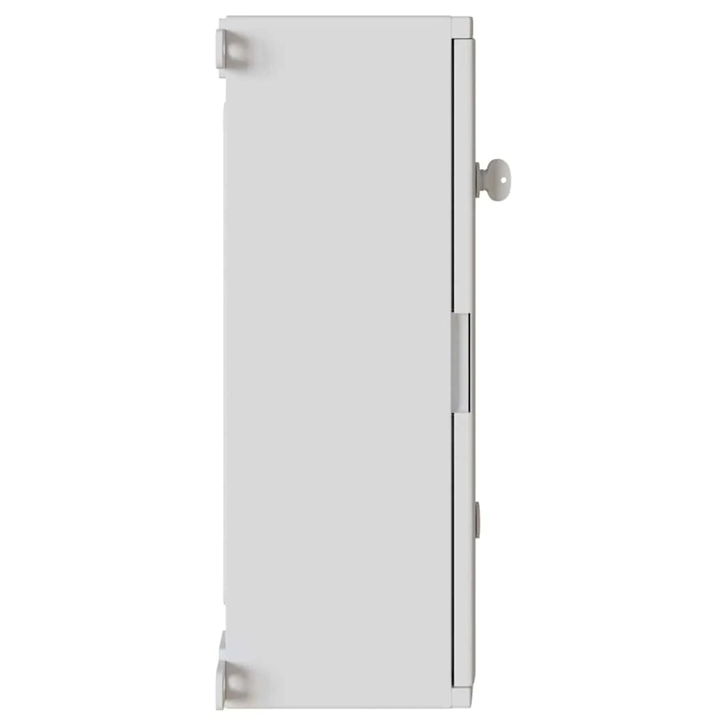Armadio elettrico moderno per stoccaggio interno/esterno 57 x 23 x 60 cm plastica grigia 02_0058203