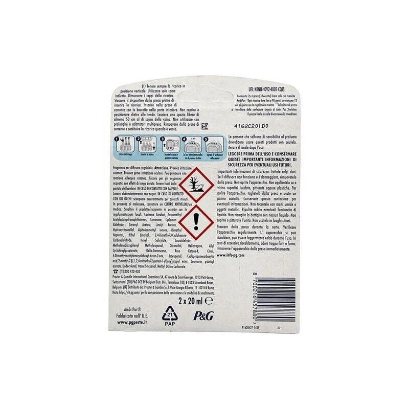 AMBI PUR RICARICHE PER DIFFUSORE ELETTRICO 3VOLUTION FRAGRANZA ORO E FIORI DI VANIGLIA
