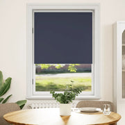 Tenda a rullo oscurante 124,4x175 cm Tessuto Larghezza 120 cm blu marino 240128