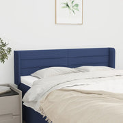 Testiera ad Orecchio Blu 147x16x78/88cm in Tessuto 3118912