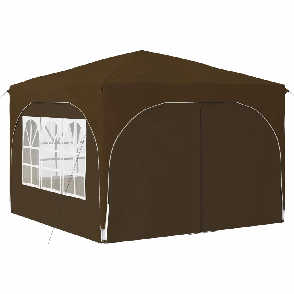 Tenda per feste a pop-up 290 x 290 x 245 cm Tortora