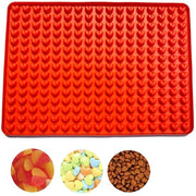 Modulo per Gomme - 255 Holte - Materiale Silicone - Forma Rigida - Facile da Modellare - Impronta Acqua - Dimensioni 15,7 x 10,8 pollici