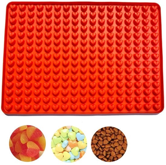 Modulo per Gomme - 255 Holte - Materiale Silicone - Forma Rigida - Facile da Modellare - Impronta Acqua - Dimensioni 15,7 x 10,8 pollici