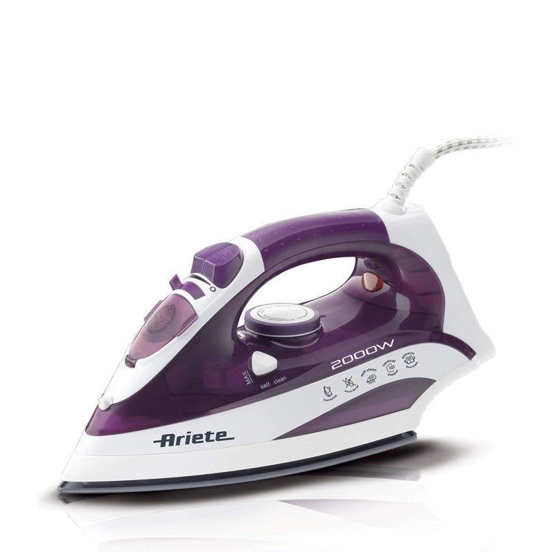 Ferro da stiro - Piastra in ceramica - Vapore 25g/min - Colpo vapore 140g/min - 2000W