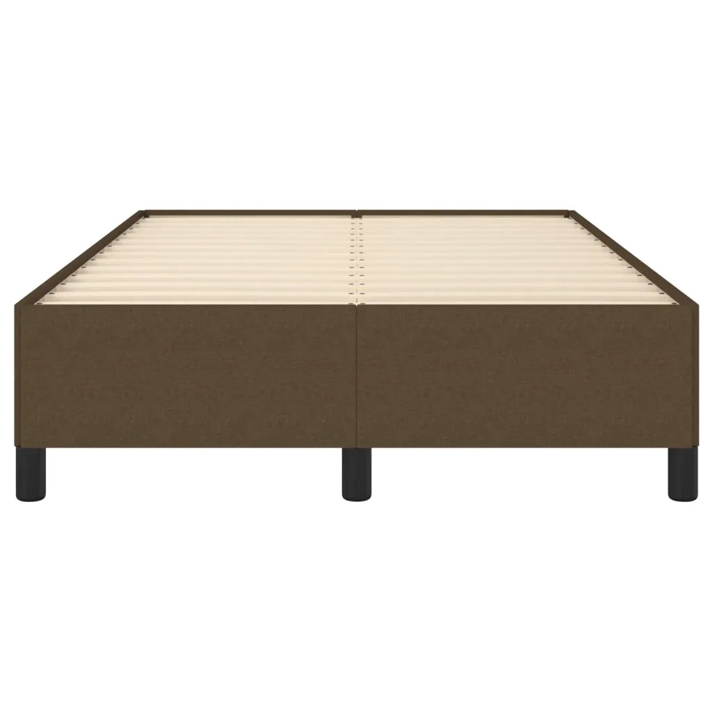 Giroletto senza Materasso Marrone Scuro 120x200 cm Tessuto