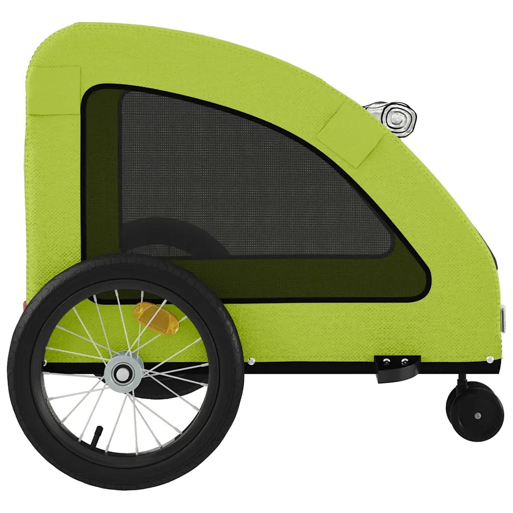 Rimorchio da Bici per Animali Verde Oxford e Ferro CFW4634982
